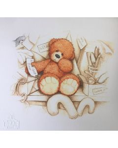 Alice's Bear Shop Art Print Little Lost Bear
