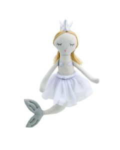 Wilberry Dolls - Mermaid - blond hair, fish tail, silver crown 29cm (11.5 inches) WB001020