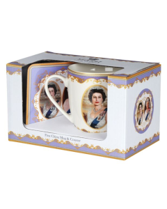 Queen Elizabeth II Commemorative York Mug & Coaster LP18203