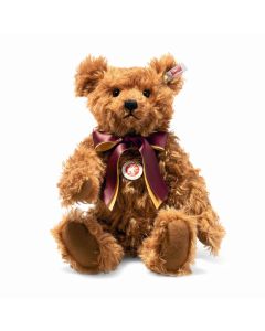 Steiff British Collectors Teddy Bear 2023 Reddish Brown Mohair 35cm 691447