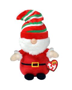 TY Beanie Boo Gnewman Gnome Christmas 37310