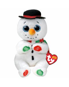 TY Weatherby Snowman Christmas Beanie 41286