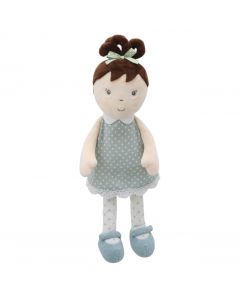 Wilberry Dolls - Molly - brown hair, polka-dot outfit, 34cm (13 inches) WB001029
