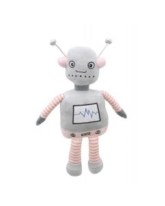 Grey and Pink Robot Wilberry Robots - 25cm (10 inches) Wilberry WB003606