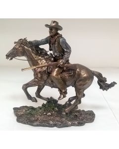 John Wayne Bronze Figure on Horseback 70117