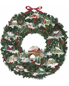 Coppenrath Christmas Wreath with Festive Houses Traditional Advent Calendar 71438