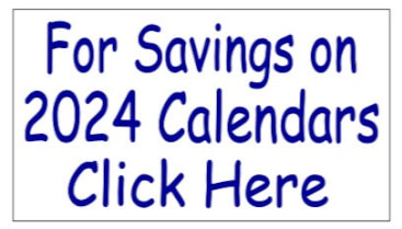 Savings on 2024 Calendars