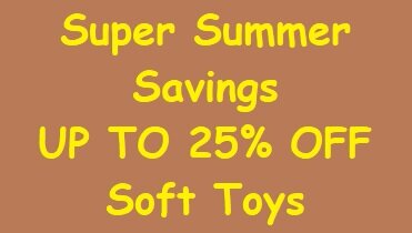 Savings on Teddy Bears and Soft Toys