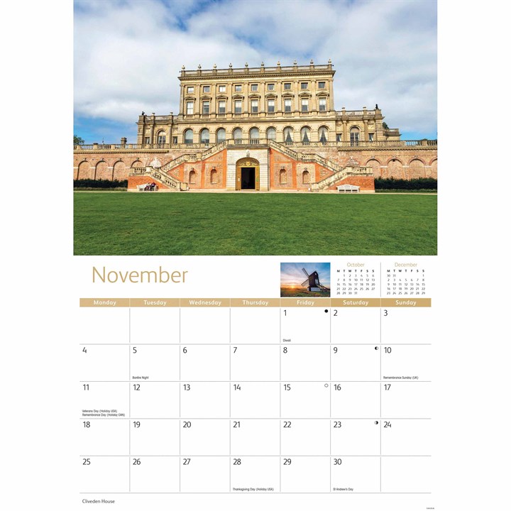 Buckinghamshire A4 Calendar 2024 by Carousel Calendars 240098